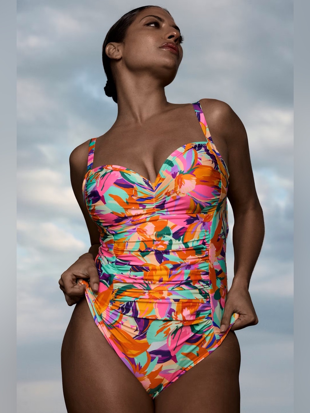 Primadonna Swim Varadeo Shaping Underwired Swimsuit Sz 38 G Medium Compression